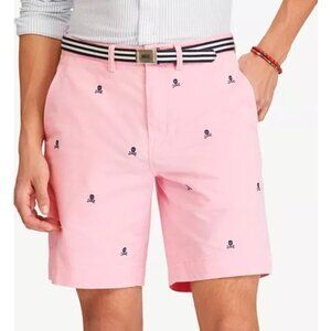 Polo Ralph Lauren Stretch Classic Fit Embroidery Skull Shorts
